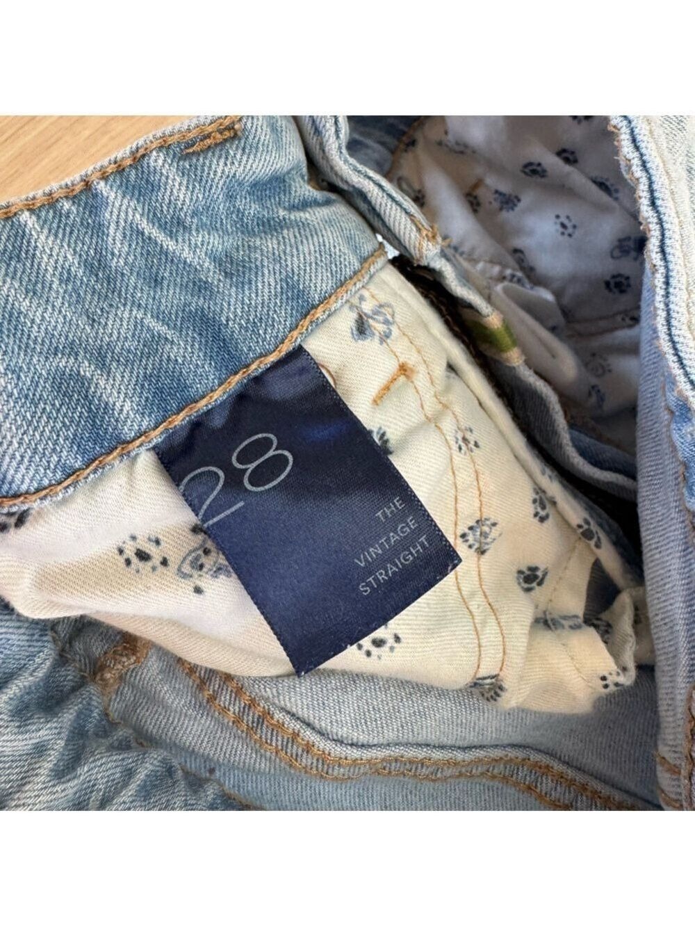 Pilcro The Vintage Straight Jeans Size 28 - Picture 11 of 15